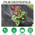 Toile de paillage anti mauvaises herbes - OUTSUNNY - 1 x 50 m - Solide - Indéchirable - Perméable - Anti UV-3