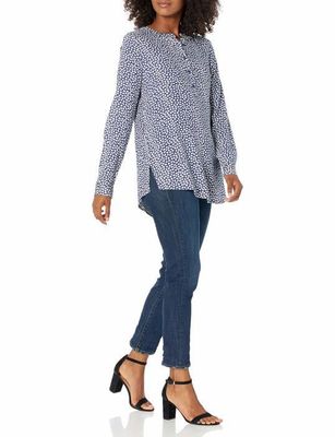 Chemisier Bleu élégant Taille 52 - Neuf Sans étiquettes - Coupe Regular - Pour Femme