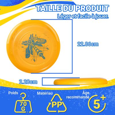 Frisbee Discraft Ultrastar UV Jaune - Disque Officiel Pour Match Et Entraînement