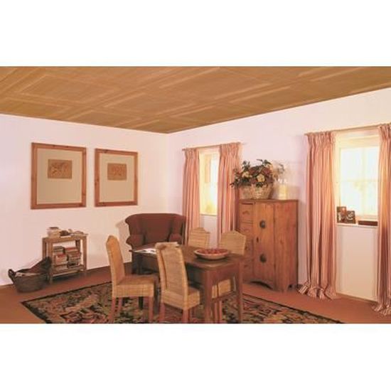 50 x 50 cm 160 dalles effet bois-couleur blanc GROS CONDITIONNEMENT = 40m2 polystyrène DECOSA Dalle de plafond ATHEN