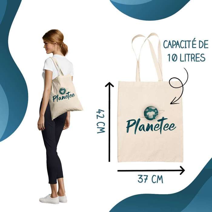 Sac Cabas J'peux Pas – Toile De Jute & Coton Écologique, Idéal Plage & Courses