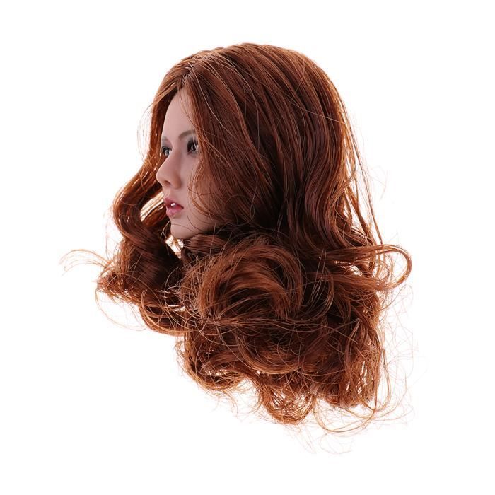Figurine 1/6 Féminine Articulée – Corps Vierge Brun – 32 Cm – Pour Collection Et Customisation