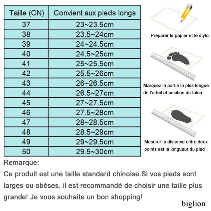 Homme Taille Italienne Chaussure Correspondance Taille De