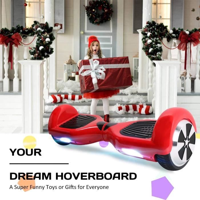 Windgoo Hoverboard 6.5 Pouces Overboard Électrique 500W Auto-Équilibrage  Tout Terrain Board pour Enfants et Adultes - Chrome Bleu - Cdiscount Auto