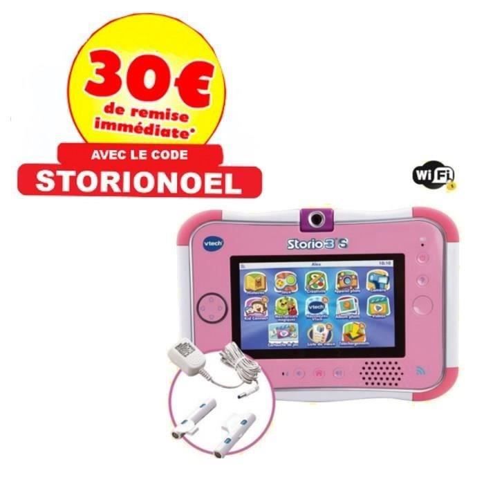 STORIO 3S Rose Tablette Enfant Wifi Vtech Power Pack Cdiscount Jeux Jouets