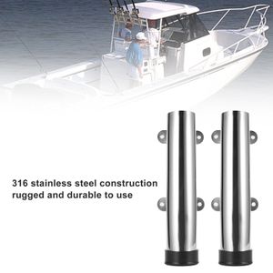 2 Supports Canne à Pêche En Nylon Pour Bateau/kayak - Compact, Anti-dérapant, Résistant à L'eau Salée - Taille 19x9x8 Cm