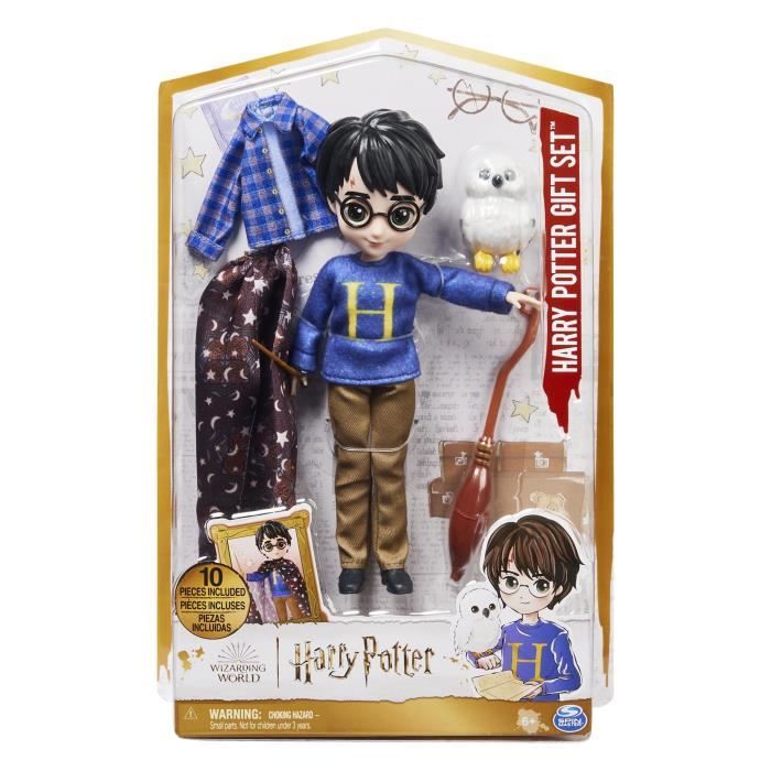 Poupée Harry Potter 20 cm avec 2 tenues et 5 accessoires - Spin