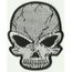 écusson ECUSSON PATCHE THERMOCOLLANT TETE DE MORT SKULL 8 DIM 7,5 X 5,5 CM