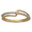Bague Croisee Vague Blanc Or Jaune 375 000 Blanc Achat Vente