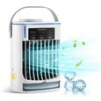 Climatiseur Mobile, Climatiseur Portable, Refroidisseur d\'air 3 en 1 , 3 Vitesses de Ventilateur, 2 Modes de Brumisation, Poignée