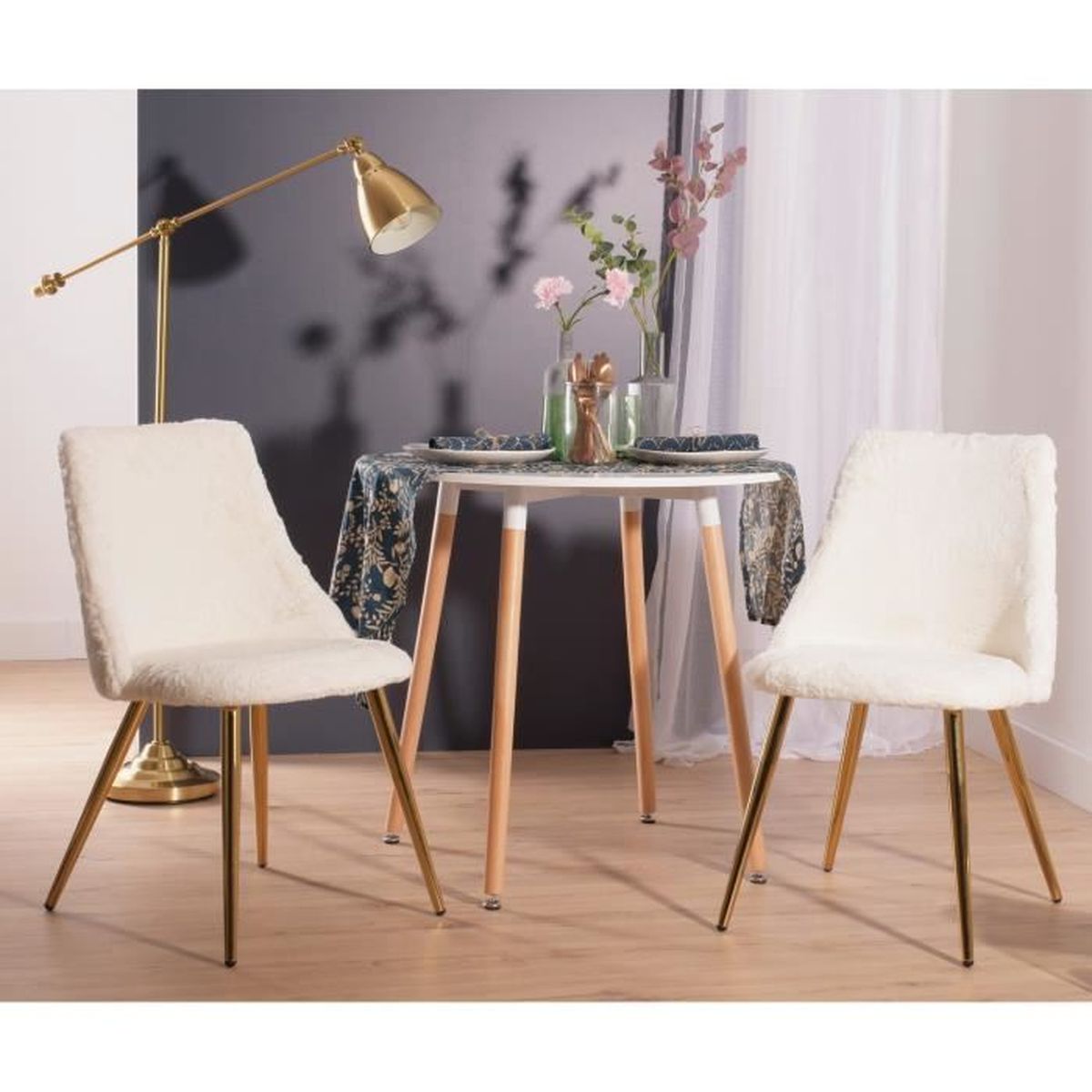 Chaise scandinave fourrure Chaise scandinave fourrure