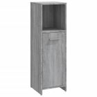 VIDAXL CLOUD Armoire de bain,Colonne salle de bain, meuble toilette Sonoma gris 30x30x95 cm Bois d'ingénierie CHYNEW8491530