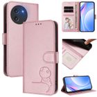 AUTREMENT Coque Doogee Note 59 - Note 59 Pro - Étui de Téléphone Anti-Skimming Petit Panda - Rose multicolore Housse Panda