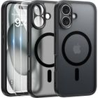 Coque pour iPhone 16 - MASSILIA TECH - Magsafe magnétique - Noir