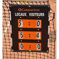 Tableau de score tennis – 82x58cm Carrington - noir/orange - TU