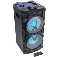 Chaîne Hifi MAD-HP300CD-SB - MAD - Lecteur CD - Connectivité BLUETOOTH - Effets à LED