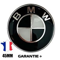 Logo Embleme logo de volant 45mm bmw noir