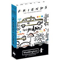 Jeu de cartes Friends WADDINGTONS N°1 - 54 cartes blanches - Durée de jeu 15 min - Garantie 2 ans