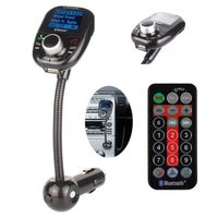 New 5 in 1 LCD Dispaly Bluetooth FM Transmitter car charger USB MP3 bluetooth handsfree car kit speaker for iPhone smarpthones