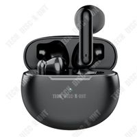 TD® Casque Bluetooth HIFI semi-intra-auriculaire pour écouter et répondre aux appels pour casque Bluetooth antibruit Android Apple