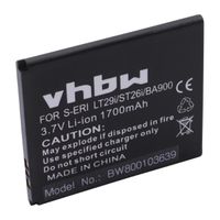 vhbw Batterie compatible avec Sony Xperia E1 (D2005), E1 Dual (D2105), L (C2105), M (C1905) smartphone (1700mAh, 3,8V, Li-ion)