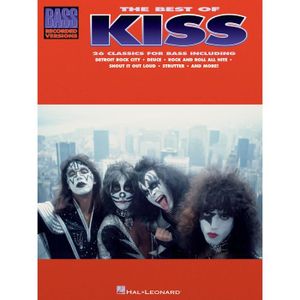 PARTITION The Best of Kiss for Bass Guitar, Recueil pour Guitare basse édité par Hal Leonard Europe référencé : HL00690080