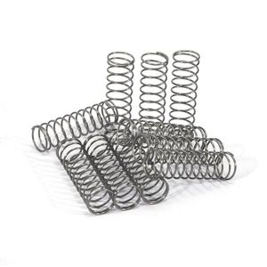 Sourcing Map Ressort De Compression Moule 30mm OD 40mm Longueur Libre 65Mn 1765N Capacité Chargement Rouge 2Pcs