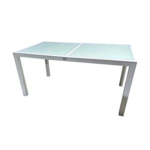 TABLE DE JARDIN  Table de jardin extensible aluminium 160-240cm col
