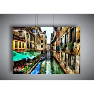 AFFICHE - POSTER Poster Venise Art Canaux A4 ( 21x29,7cm)