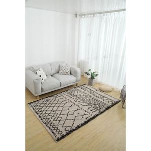 TAPIS Tapis style berbère Kumi écru 190 x 280 cm
