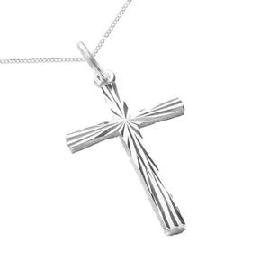 NKlaus argent croix crucifix croix 925 argent sterling pendentif orthodoxe bapt/ême k04