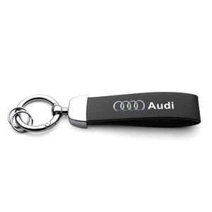 Audi - Audi Sport porte-documents de voiture en cuir, noir/rouge