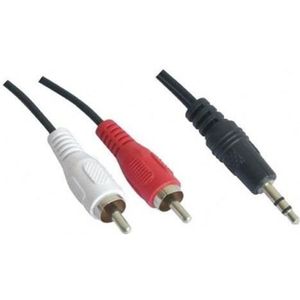 Tisino Câble Jack 3.5 mm vers Double 6.35 mm, Câble Audio Mini