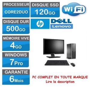 Ordinateur Bureau Complet 500go Achat Vente Pas Cher