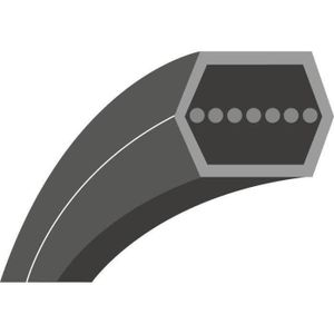 Sourcing Map B118 Courroie De Transmission En V Industrielle En Caoutchouc 118 Cm