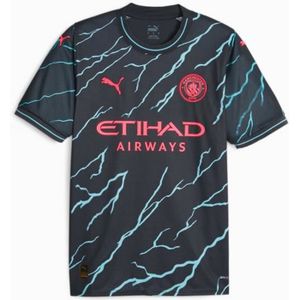 MAILLOT DE FOOTBALL - T-SHIRT DE FOOTBALL - POLO DE FOOTBALL Maillot Third Manchester City 2023/24 - bleu/blanc