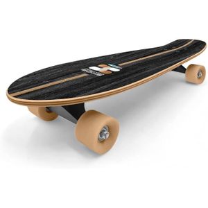 SKATEBOARD - LONGBOARD Skateboard Cruiser 27,5 x 8 SKIDS Control Oxygen - STAMP - Noir - Bois - Glisse urbaine - 4 roues