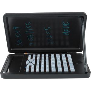 CALCULATRICE Calculatrice De Bureau, Tablette D'Écriture Calculatrice Scientifique En Abs Noir Pour Les Entreprises[W341]