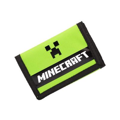 Portefeuille Enfant Minecraft – Tri-fold Vert – Occasion