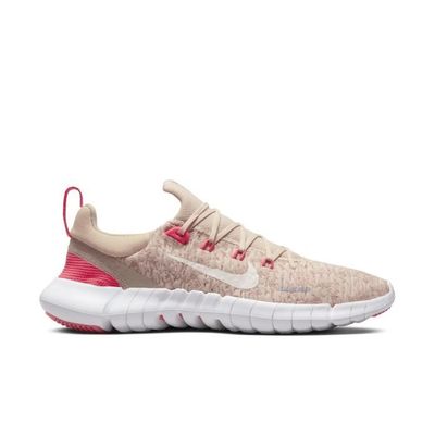 Chaussures de Running NIKE Free Run 5.0 Beige Femme Adulte