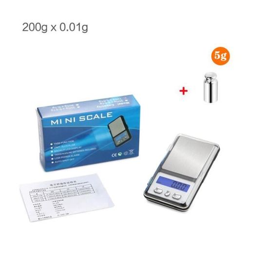 Balance Numérique De Précision MyWeigh SCMT3 - Capacité 400 Grammes, Précision 0,01 G (noir)