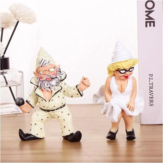 STATUE DE GNOME De Jardin Enchanteur Pour D Coration Ext Rieure Gnomes