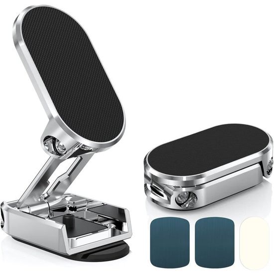 Support Téléphone Voiture Magnétique XXHUO - Rotation 720°, Ventouse Puissante, Compatible Magsafe IPhone 12-16 Et Android