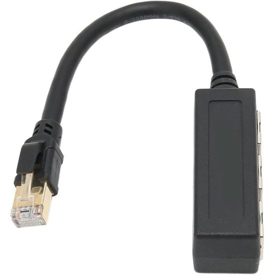 Câble DIN 5 Broches Femelle Vers RJ45 Femelle – 1,5 M (4,9 Pieds) – Connexion Audio, Adaptateur MIDI/RJ45 – Pour équipements Son - 4