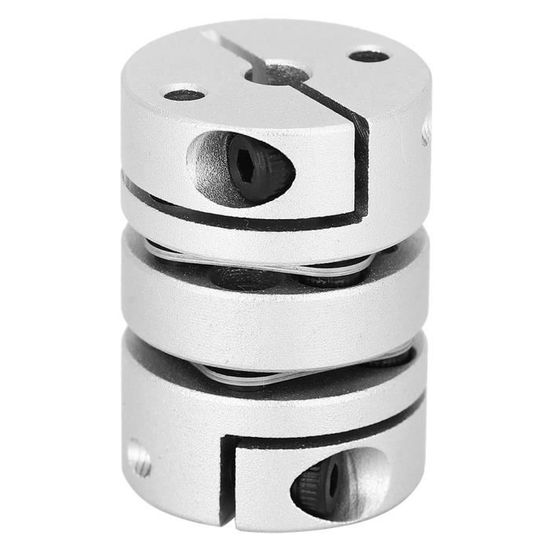 Accouplement Flexible (collet) CNC Pour Bateau RC - Diamètres 3.17/4/5/6 Mm Vers 4 Mm - Acier Inox