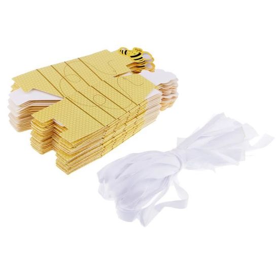 50 Boîtes à Dragées Mariage Blanc Marié Et Mariée - Coffrets Cadeaux Pour Bonbons, Chocolats Et Petits Bijoux