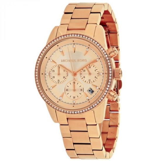 Michael Kors Ritz MK6357 Montre Achat vente montre Femme Acier Cdiscount