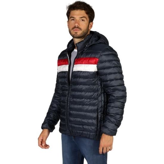 Doudoune Homme Vintage Frenchy WAXX Coupe cintree et courte Duvet organique Traitement contre l humidite Frenchy Cdiscount Pret a Porter