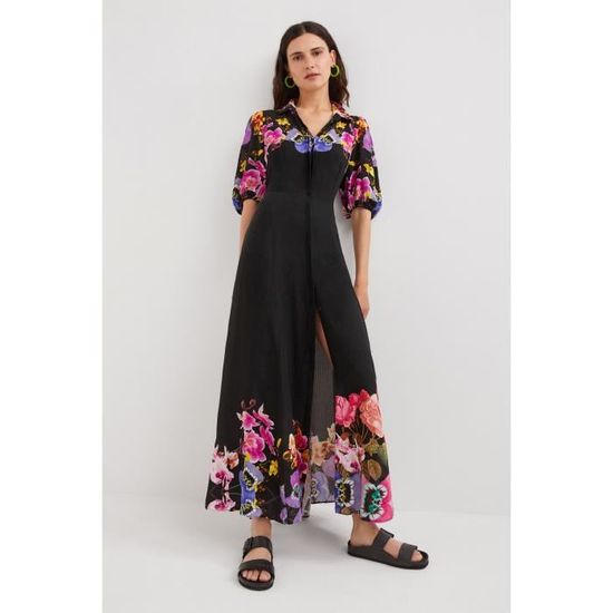 ROBE GRENOBLE DESIGUAL BY CHRISTIAN LACROIX NOIR Cdiscount Pr t