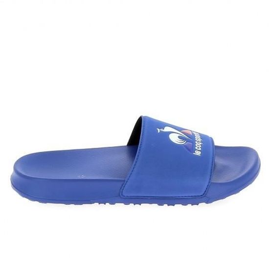 Sandales Hommes LE COQ SPORTIF Slide Logo Bleu Adulte Bleu Cdiscount Chaussures